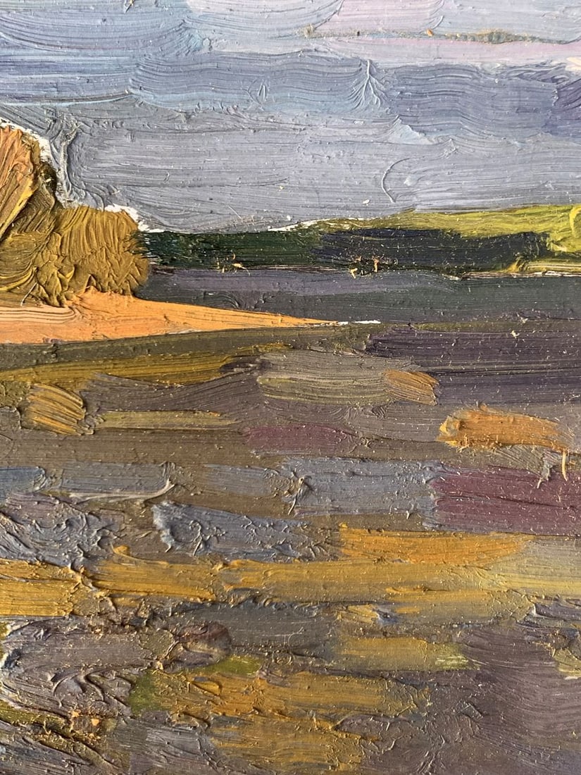 Oil painting Dark clouds Peter Tovpev - 7