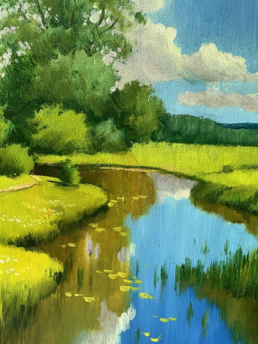 Oil painting Hot summer days Mykhailo Burdylo - 11