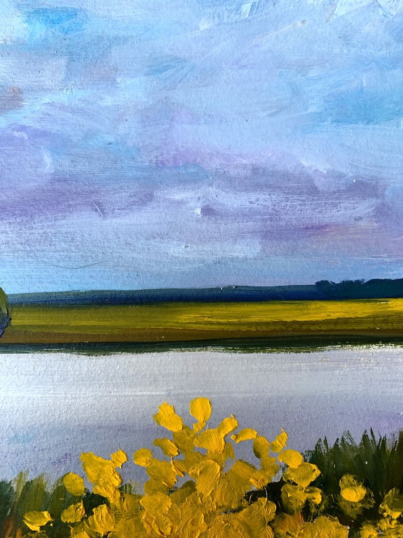 Oil painting Summer field Valentina Simashchuk - 10