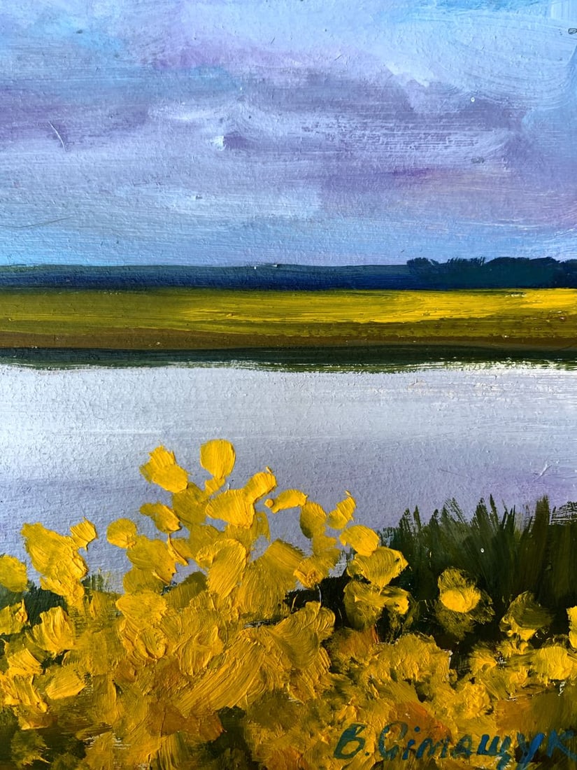 Oil painting Summer field Valentina Simashchuk - 11