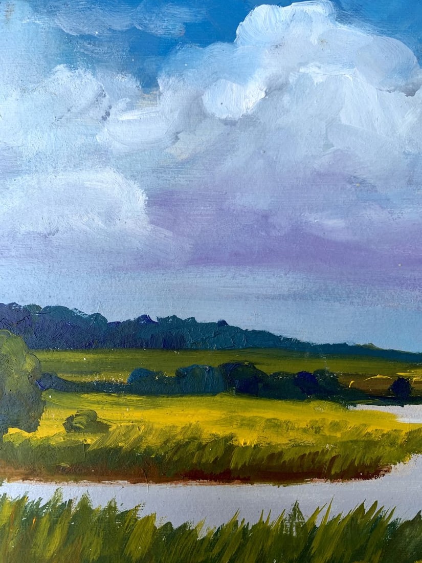 Oil painting Summer field Valentina Simashchuk - 4