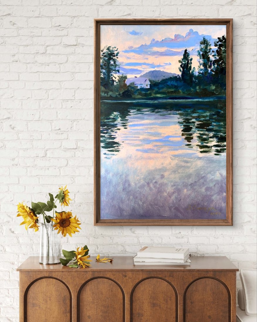 Oil painting A unique place in nature Valentina Simashchuk - 3