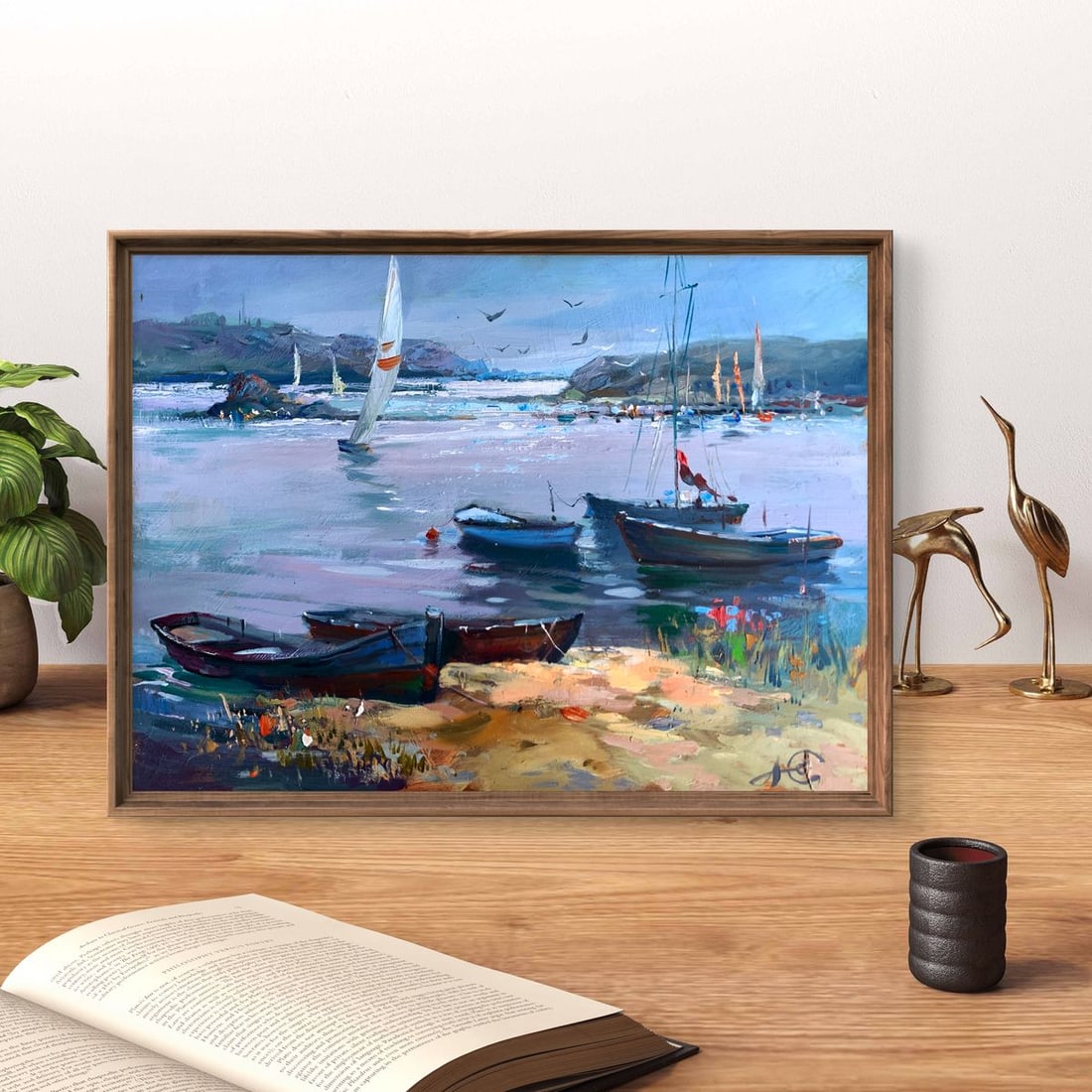 Oil painting Sailing club Yuriy Suprunchuk - 2