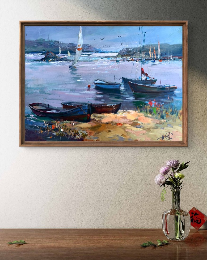 Oil painting Sailing club Yuriy Suprunchuk - 3