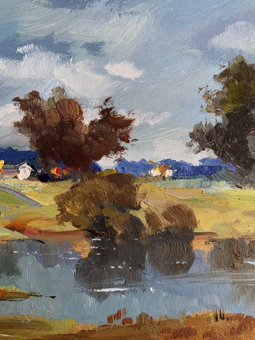 Oil painting River Silence Yuriy Suprunchuk - 10