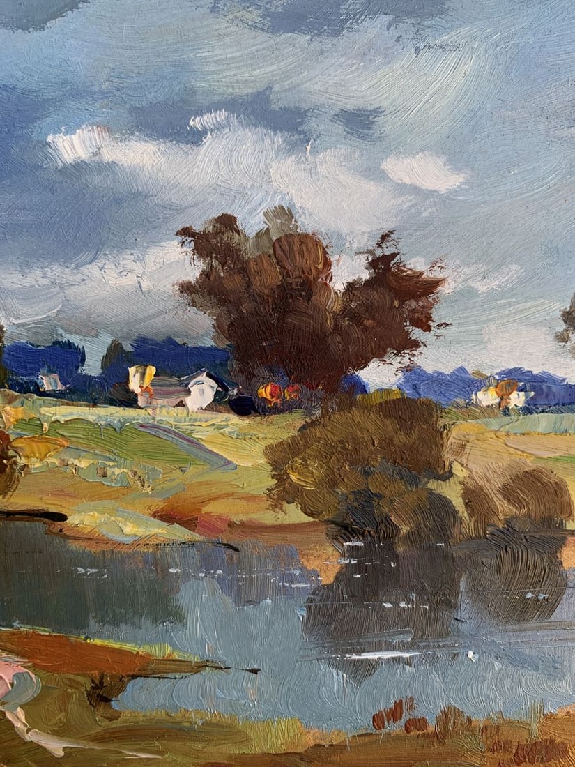 Oil painting River Silence Yuriy Suprunchuk - 7