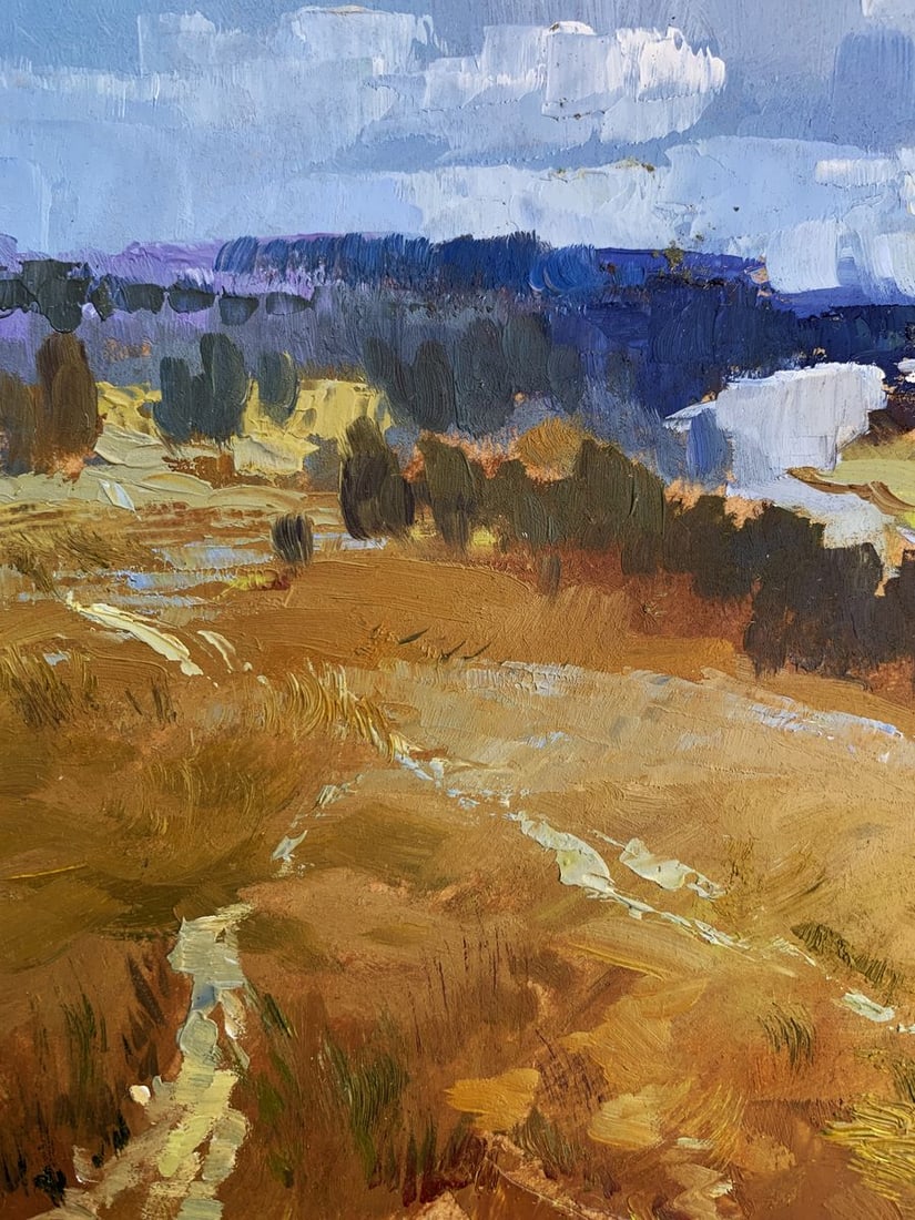 Oil painting The river flows into the distance Yuriy Suprunchuk - 5