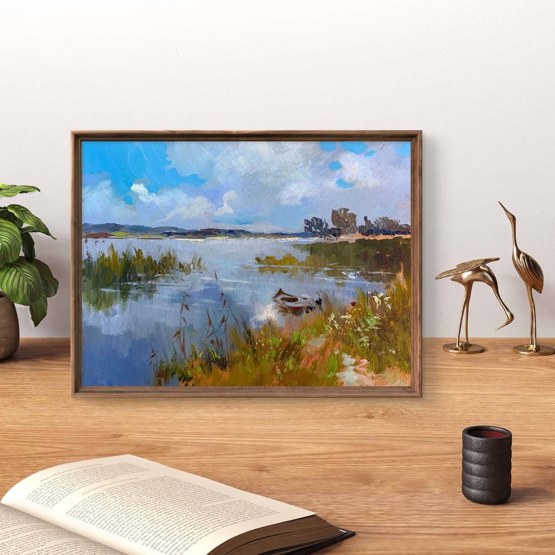 Oil painting Enjoying nature Yuriy Suprunchuk - 3