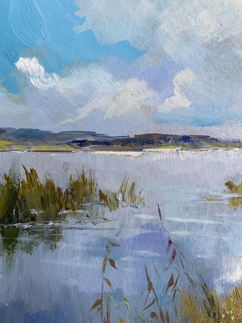 Oil painting Enjoying nature Yuriy Suprunchuk - 4