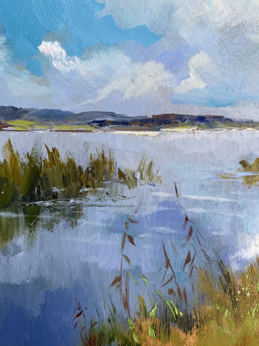 Oil painting Enjoying nature Yuriy Suprunchuk - 5