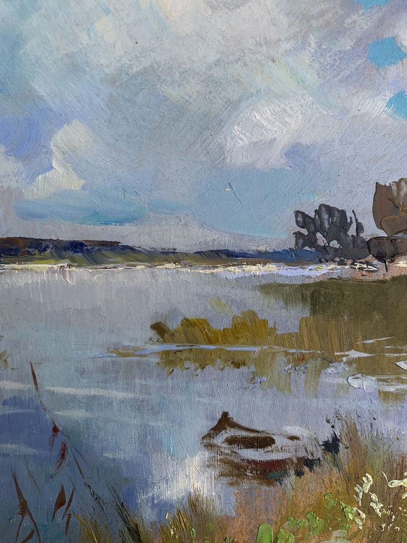 Oil painting Enjoying nature Yuriy Suprunchuk - 6