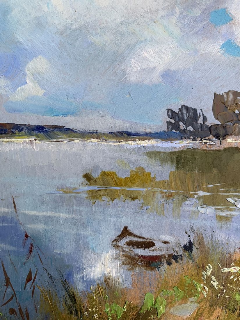 Oil painting Enjoying nature Yuriy Suprunchuk - 7