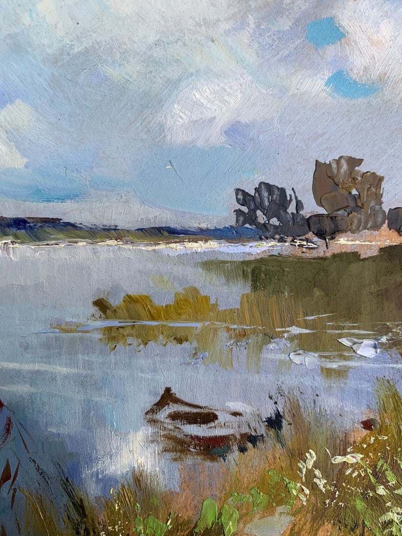 Oil painting Enjoying nature Yuriy Suprunchuk - 8