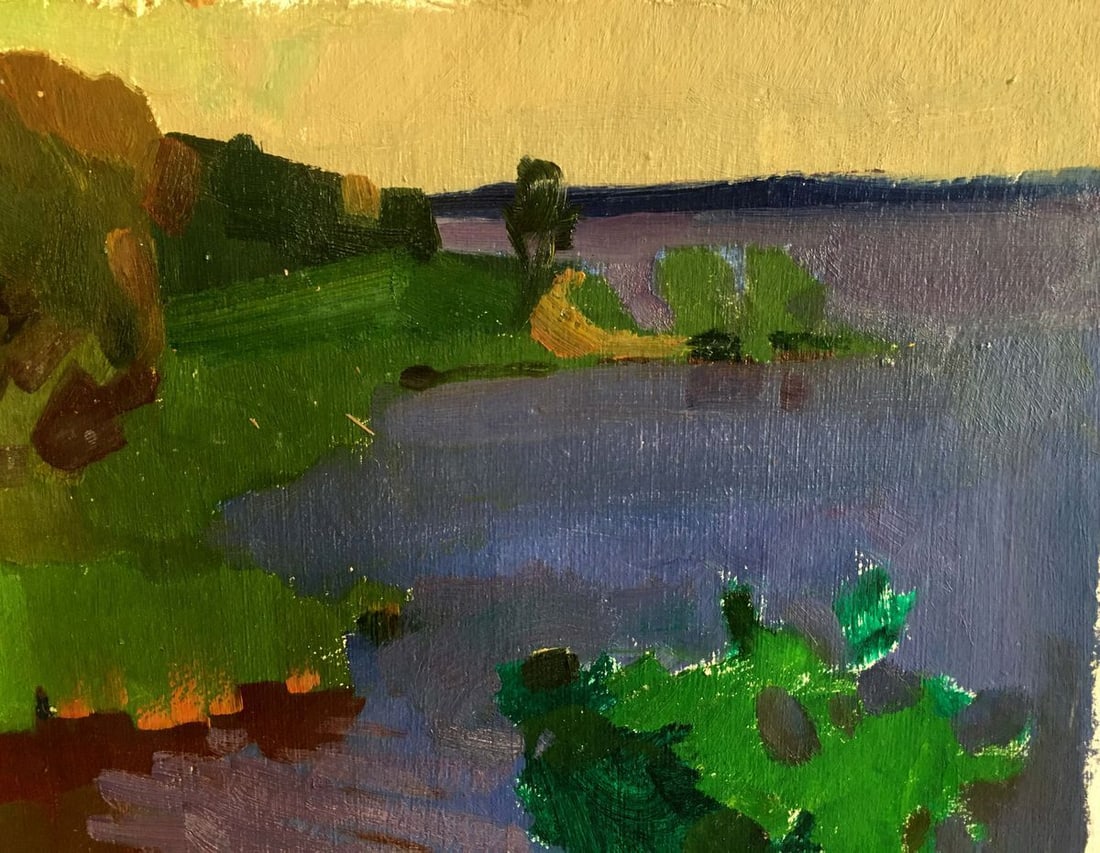 Oil painting Morning by the lake Kiyansky Yuri Ivanovich - 2