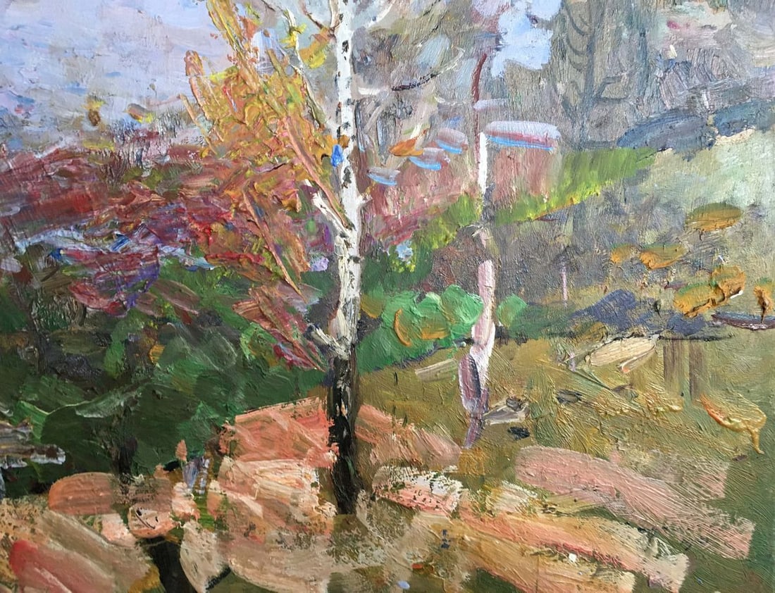 Oil painting Early spring Khodchenko Lev Pavlovich - 3