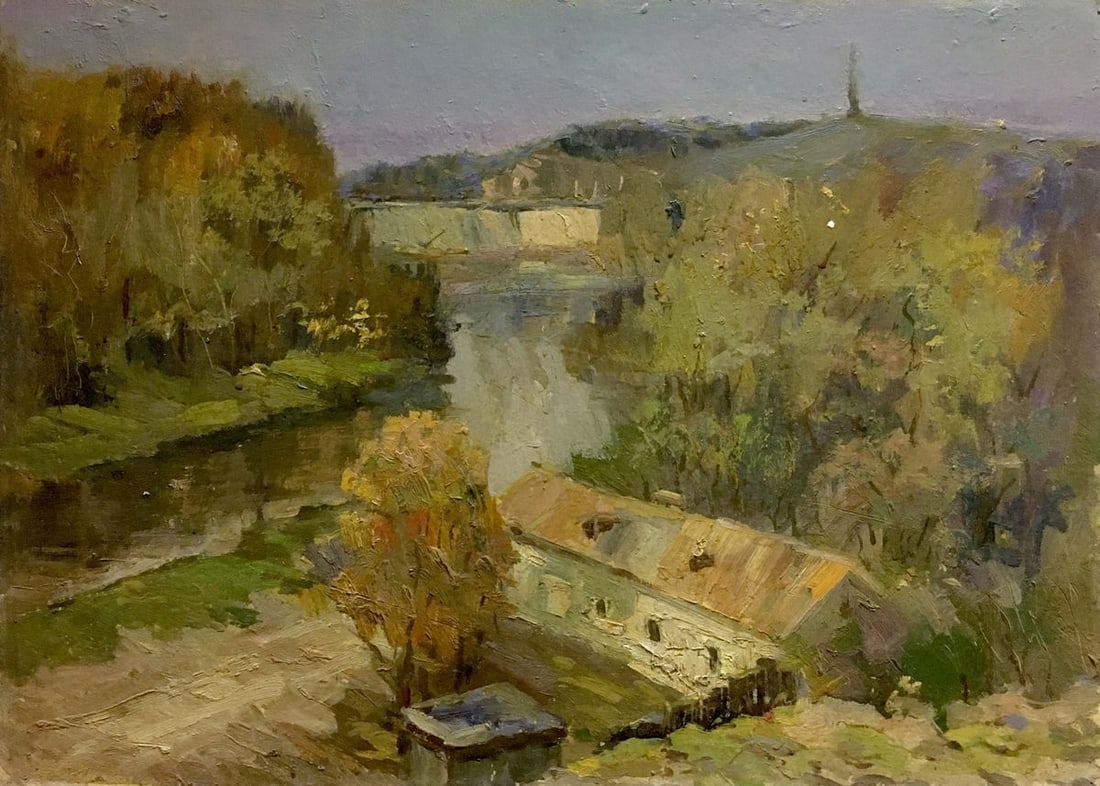 Oil painting Promenade Morozov Leonid Aleksandrovich (1 of 9)