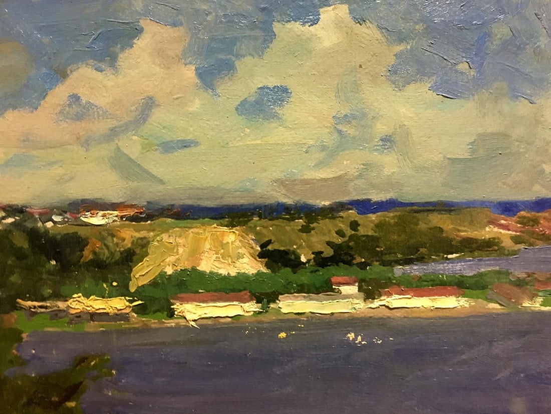 Oil painting City by the sea Korostelev Vladimir Alexandrovich - 3