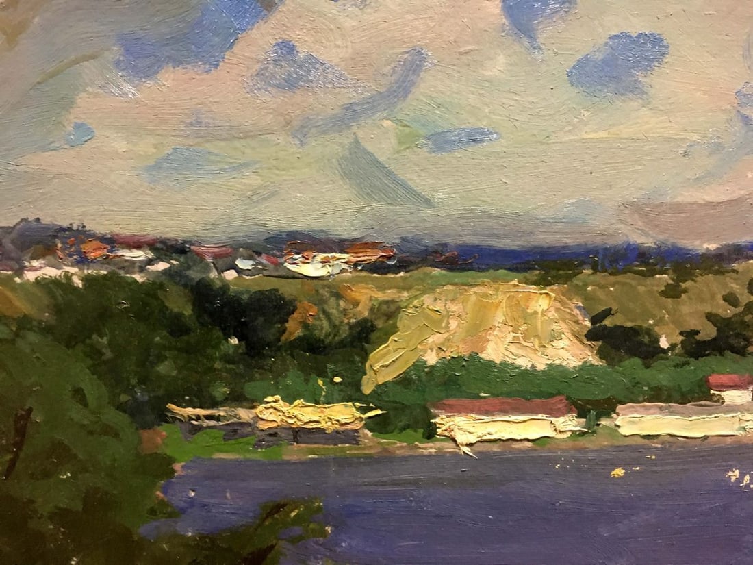 Oil painting City by the sea Korostelev Vladimir Alexandrovich - 6
