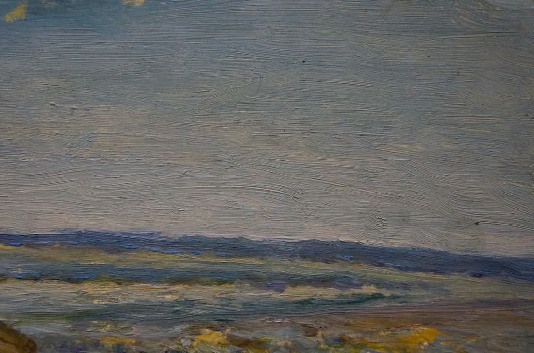 Oil painting River along the cliff Smychek Igor Vladimirovich - 4