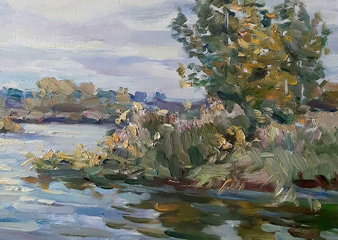 Oil painting Forest pond Kovalenko Ivan Mikhailovich - 5