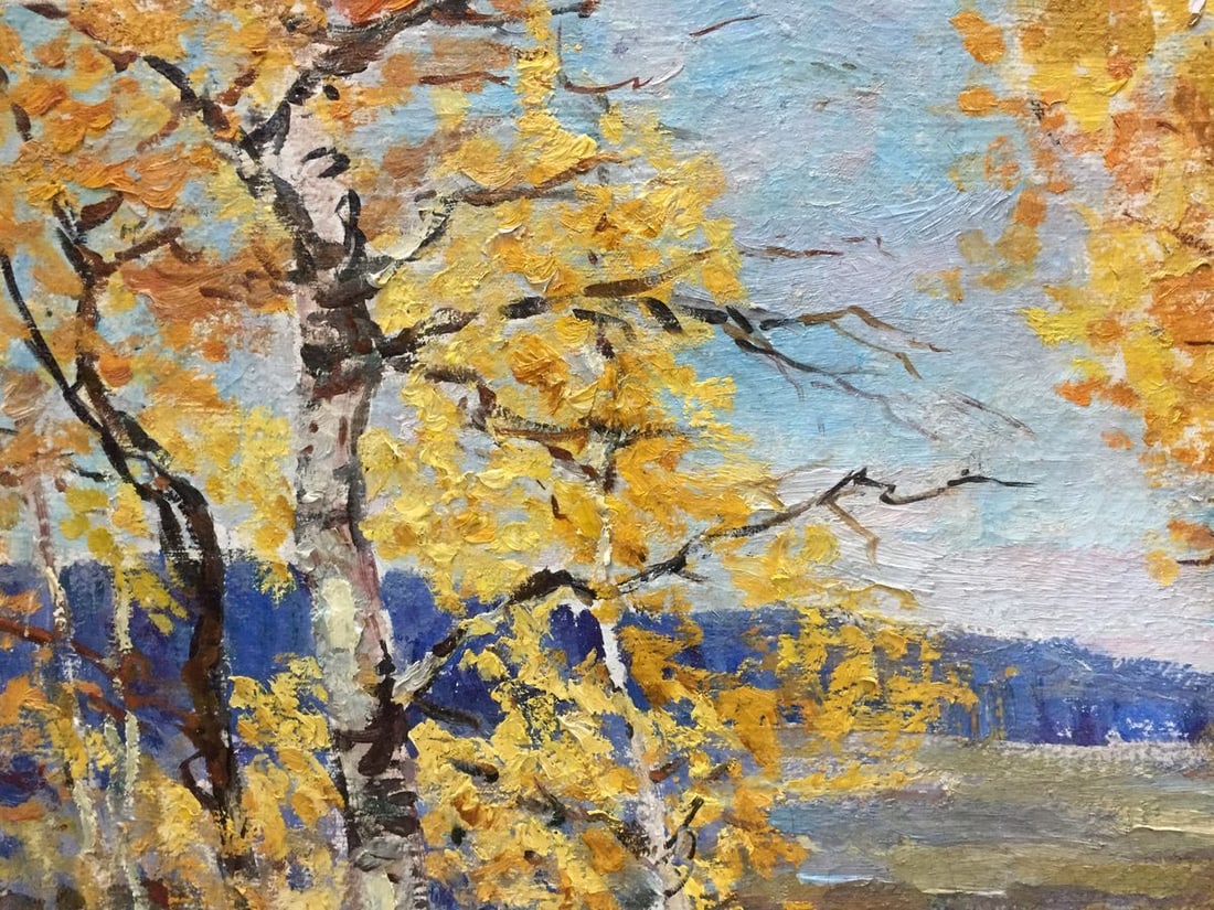 Oil painting Autumn Basov Yakov Alexandrovich - 2