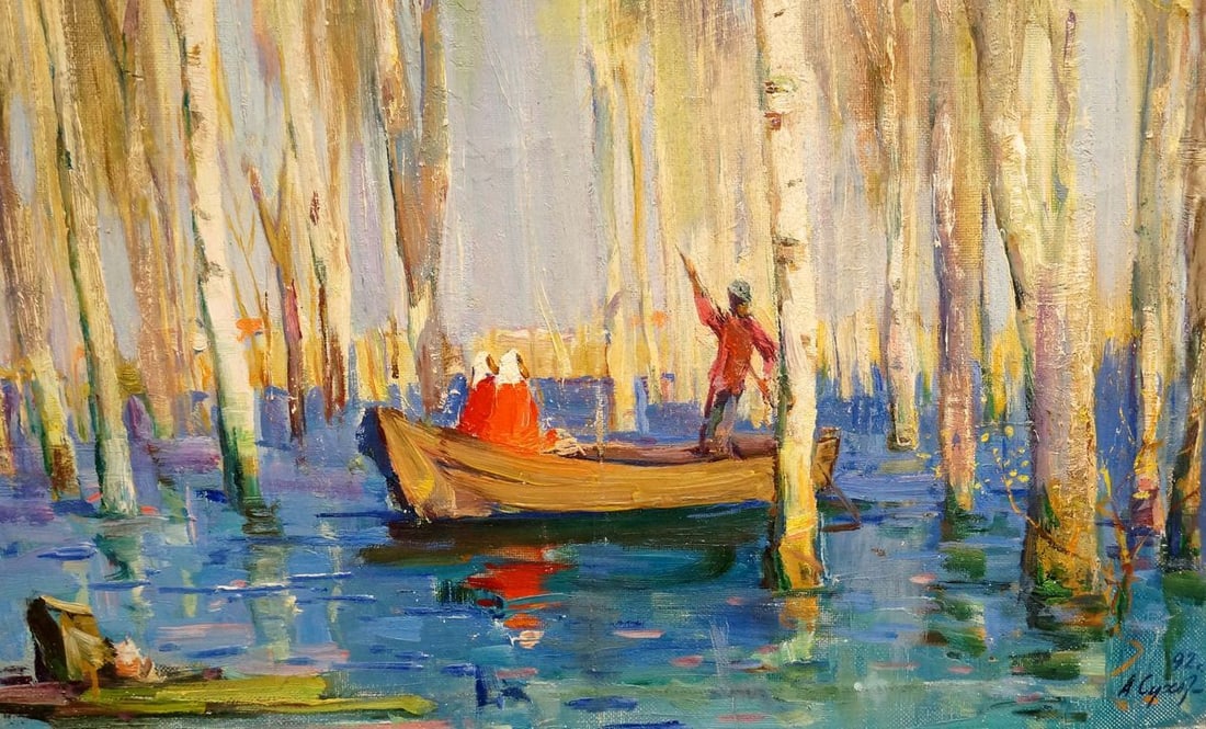 Oil painting To visit Sukhorukikh Anatoly Ivanovich - 6