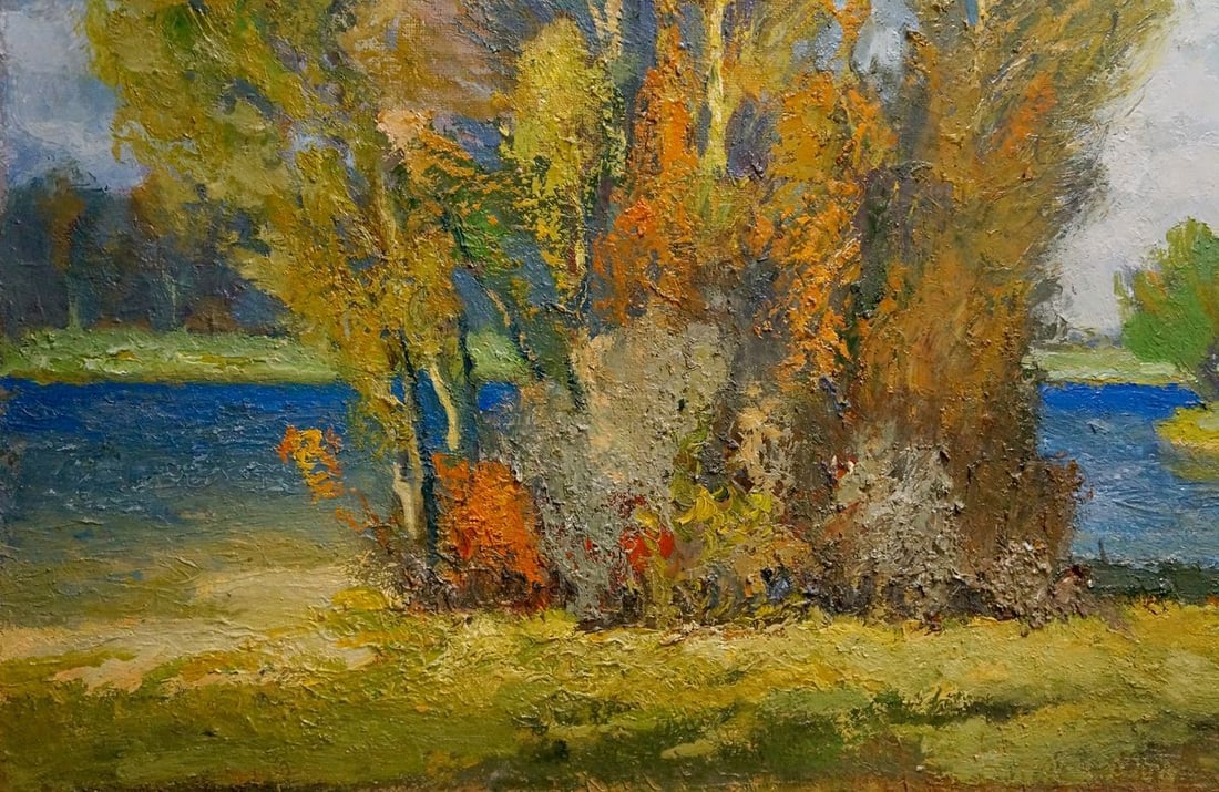 Oil painting Autumn beauty Mynka Alexander Fedorovich - 2