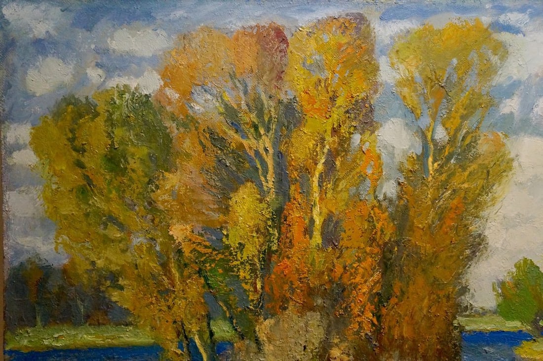Oil painting Autumn beauty Mynka Alexander Fedorovich - 3