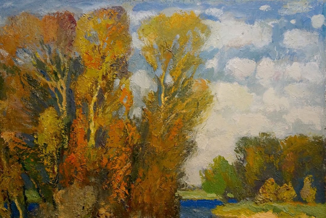 Oil painting Autumn beauty Mynka Alexander Fedorovich - 4
