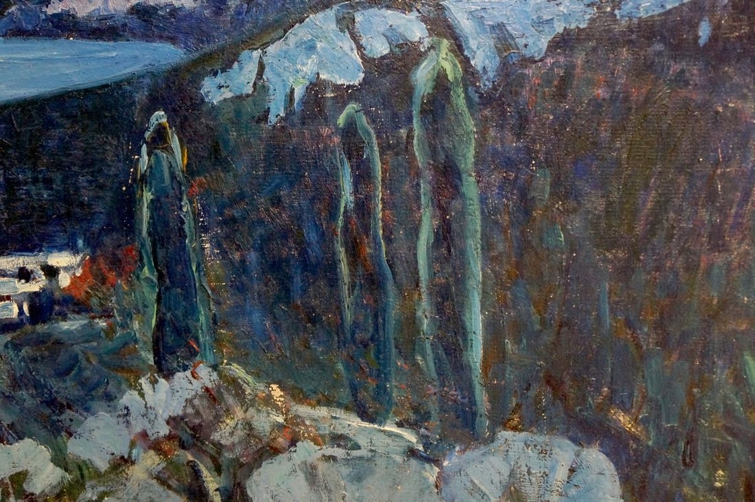 Oil painting Night city Tolochko Victor Ivanovich - 6
