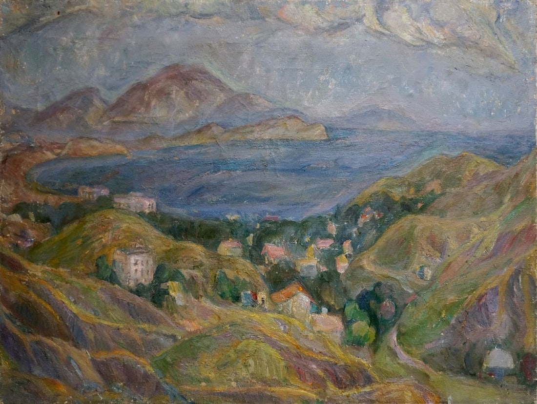 Oil painting Landscape Lebedeva V.N.: Title: Oil painting Landscape Lebedeva V.N. Description: NoVern 744 *** ABOUT THIS PAINTING *** * TITLE: "Landscape" * ARTISTS: Lebedeva V.N. * SIZE: 60x80 cm/'23.62x31.49 inches' * MEDIUM: oil, canva