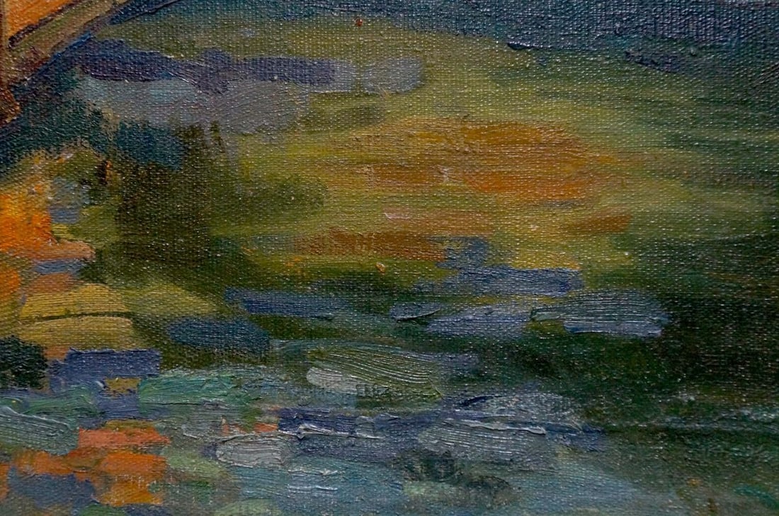 Oil painting On Bridge Sorokoletov Gavriil Vladimirovich - 2