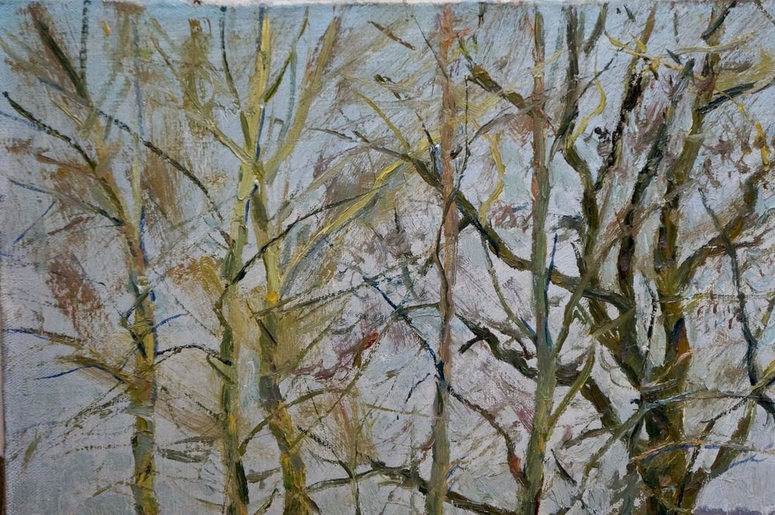 Oil painting Spring flood Kogan-Shats Matvey Borisovich - 3