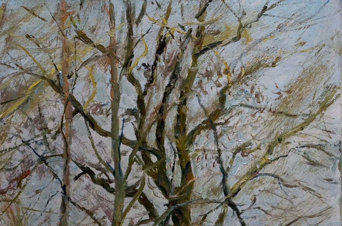 Oil painting Spring flood Kogan-Shats Matvey Borisovich - 4