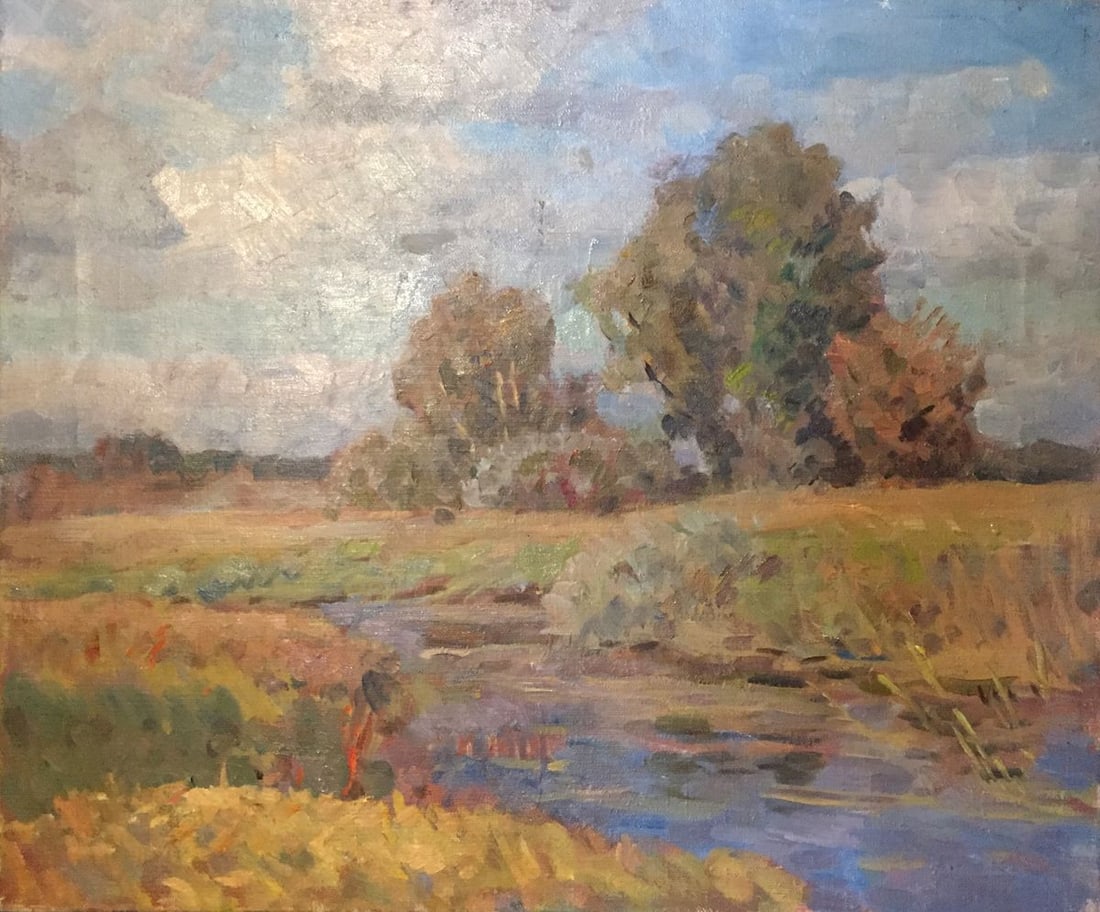 Oil painting Woodlands Boris Naumovich Rapoport (1 of 10)