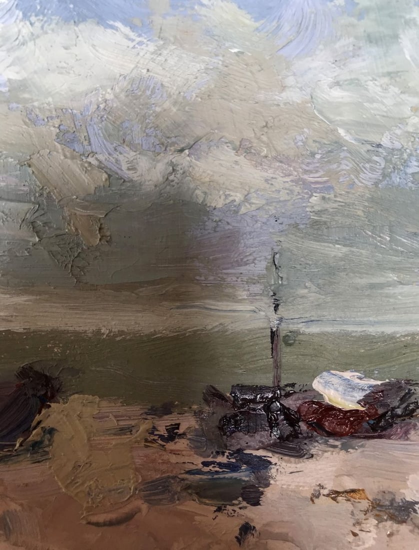 Oil painting Fisherman's Beach Alexander Nikolaevich Cherednichenko - 8