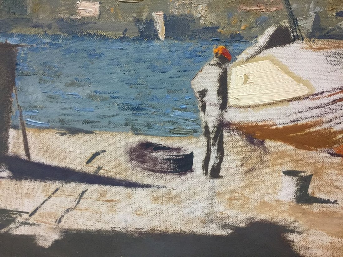 Oil painting Boats Alexey Fedorovich Vlasov - 3