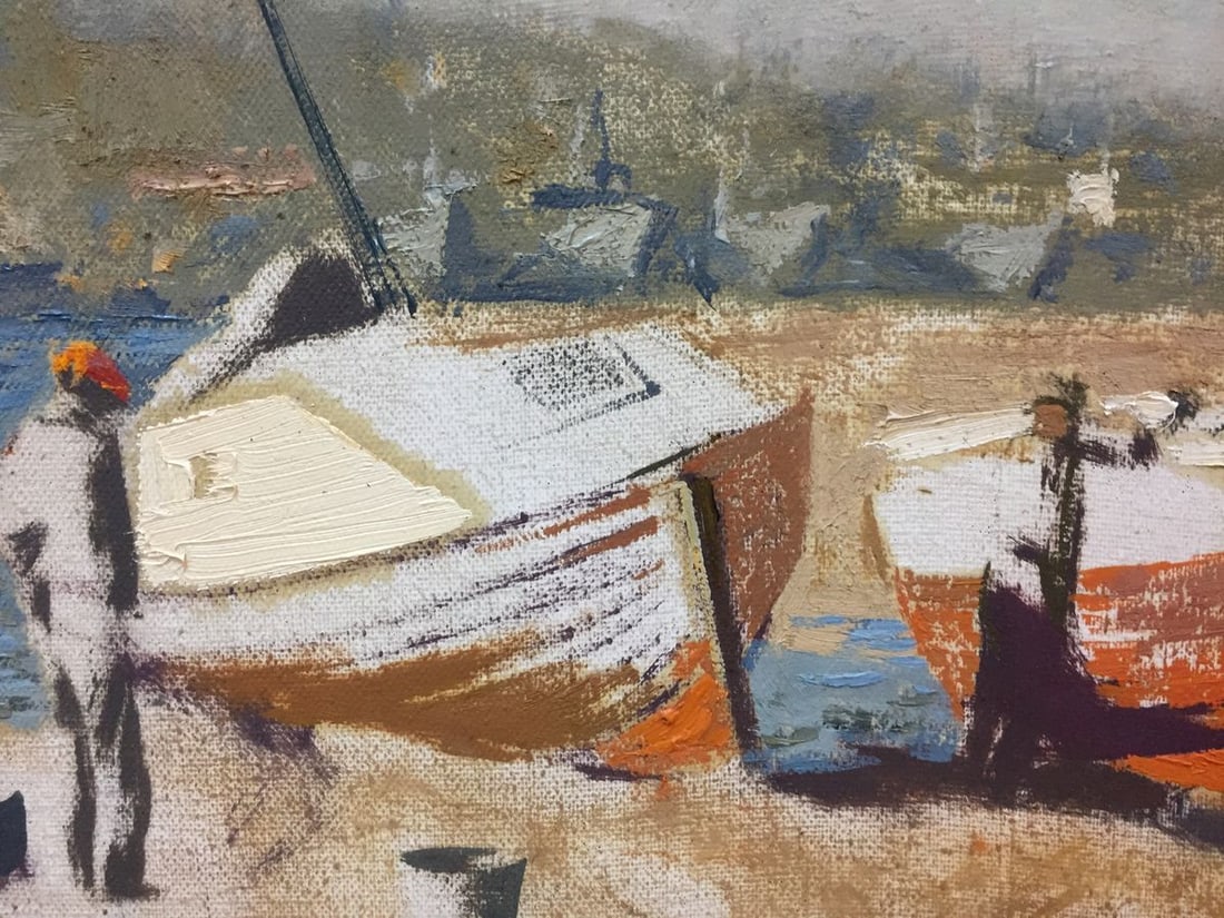 Oil painting Boats Alexey Fedorovich Vlasov - 4