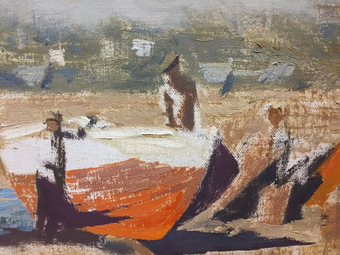 Oil painting Boats Alexey Fedorovich Vlasov - 5