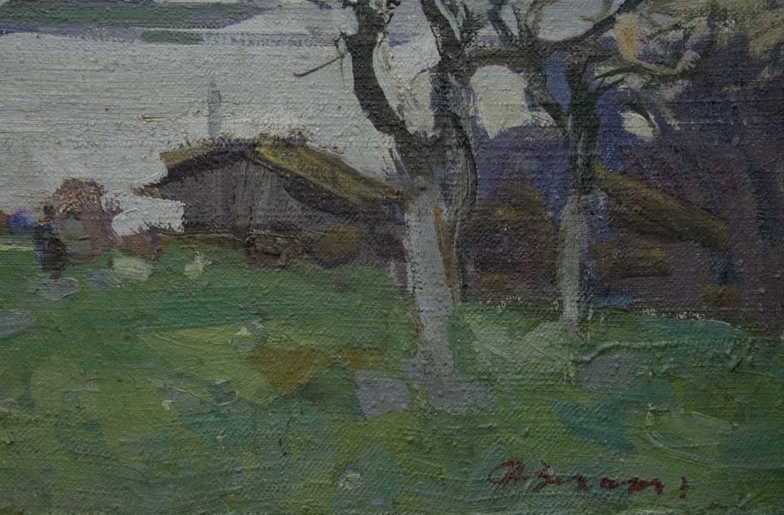 Oil painting Apple trees Zakharov Fedor Zakharovich - 4