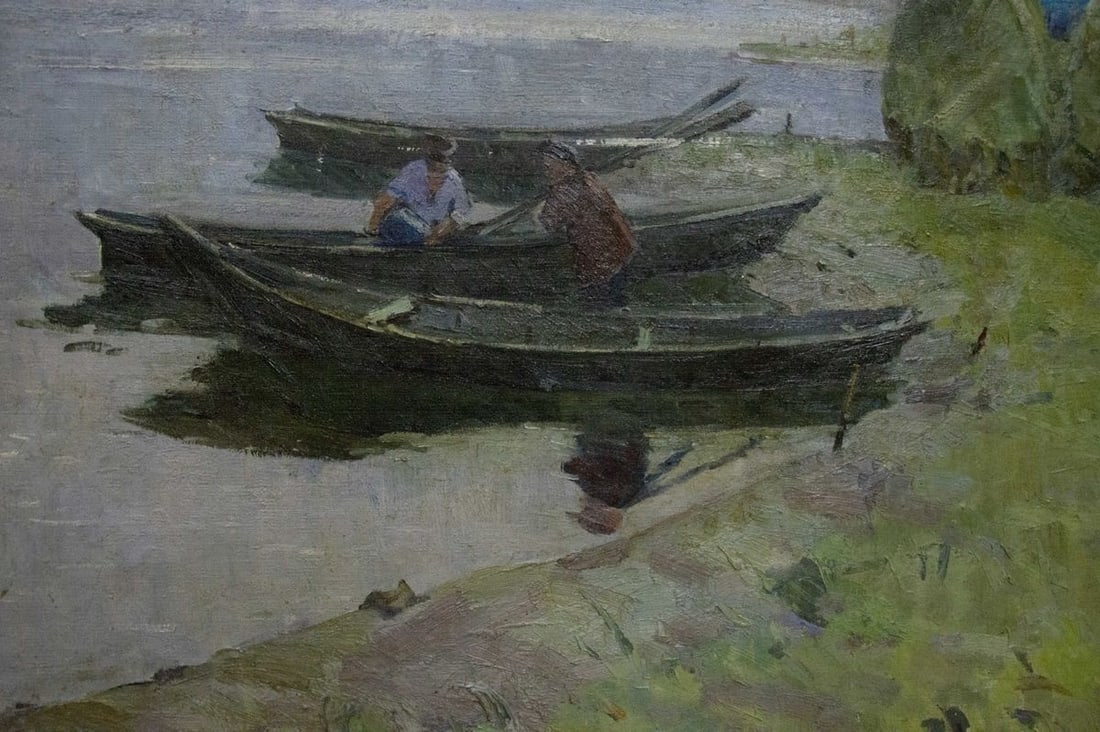 Oil painting Near the shore Sevastyanov Victor Grigorievich - 5