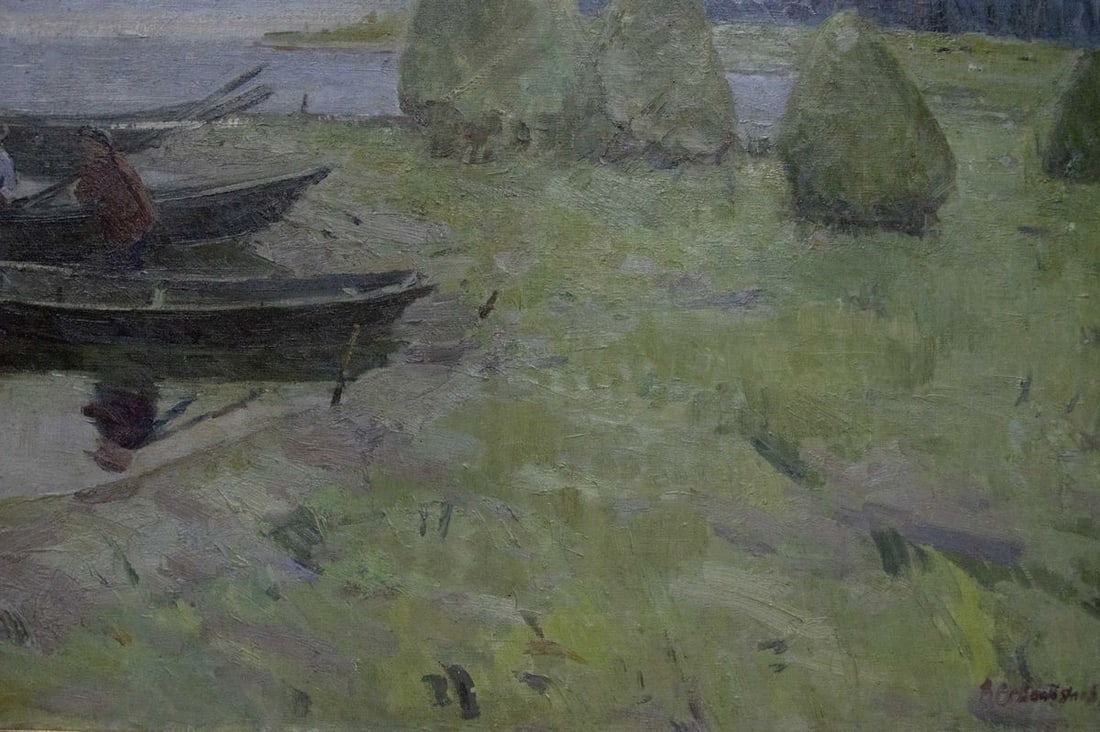 Oil painting Near the shore Sevastyanov Victor Grigorievich - 8