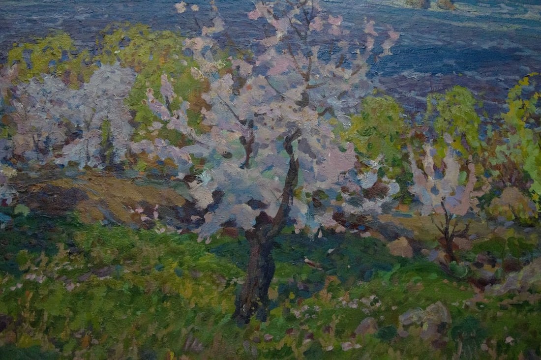 Oil painting Garden by the shore Fomin Anatoly Nikiforovich - 6