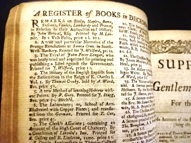 1737 Magazine Zenger Trial New York - 3