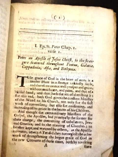 1693 Commentary Epistle St Peter Leighton York - 2