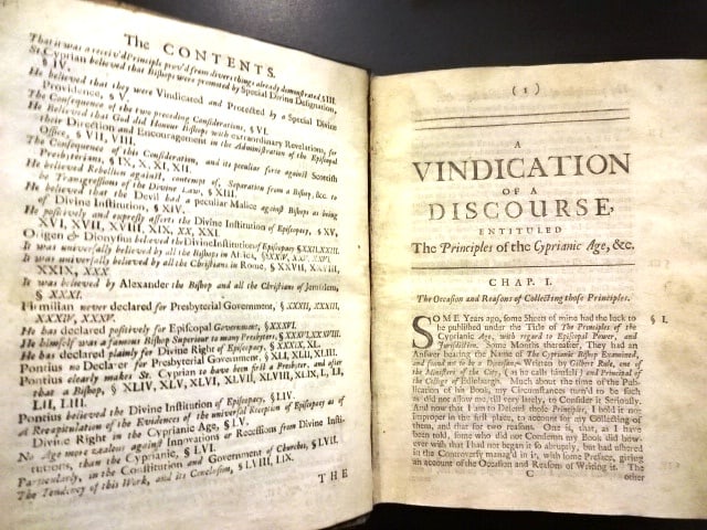 1701 Leather Espiscopal Discourse John Sage - 2