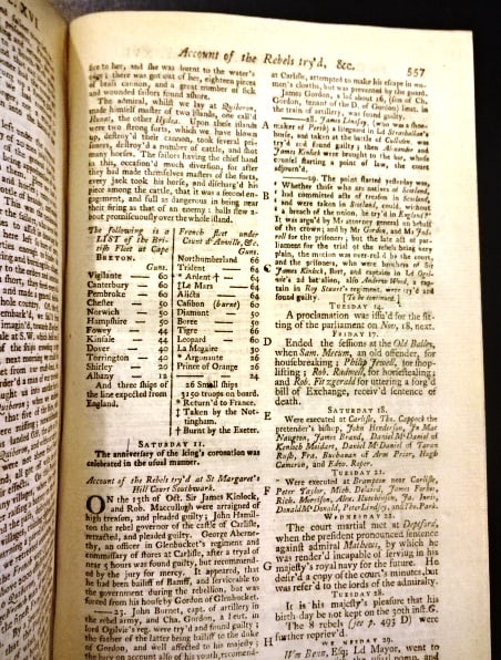 1746 Magazine Map of Carlisle Rebellion - 3