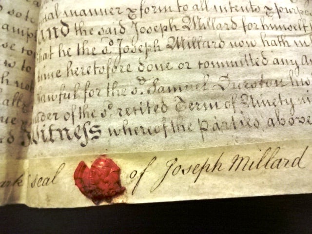 1765 English Vellum Indenture Red Wax Seal - 3