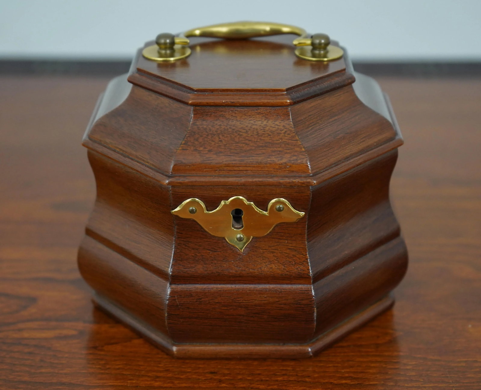 Virginia Metalcrafters Cw-101 Mahogany Tea Caddy - 11