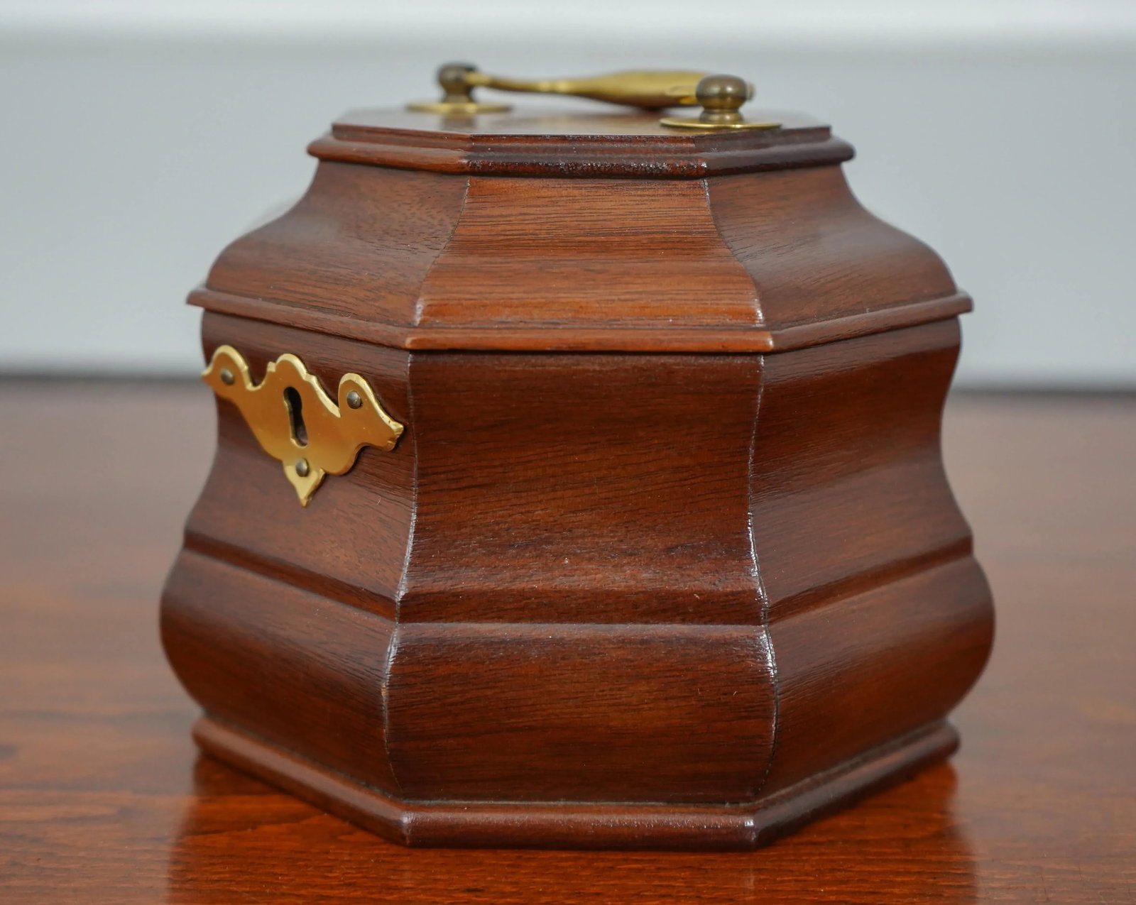 Virginia Metalcrafters Cw-101 Mahogany Tea Caddy - 2